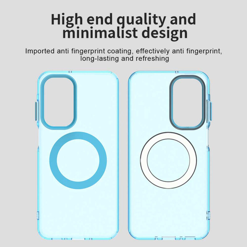 Husa Samsung Galaxy A27 5G Techsuit CandyCase MagSafe, albastru
