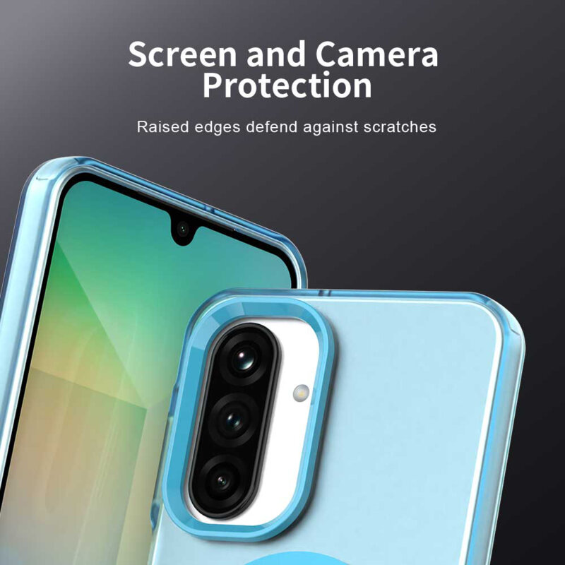 Husa Samsung Galaxy A27 5G Techsuit CandyCase MagSafe, albastru