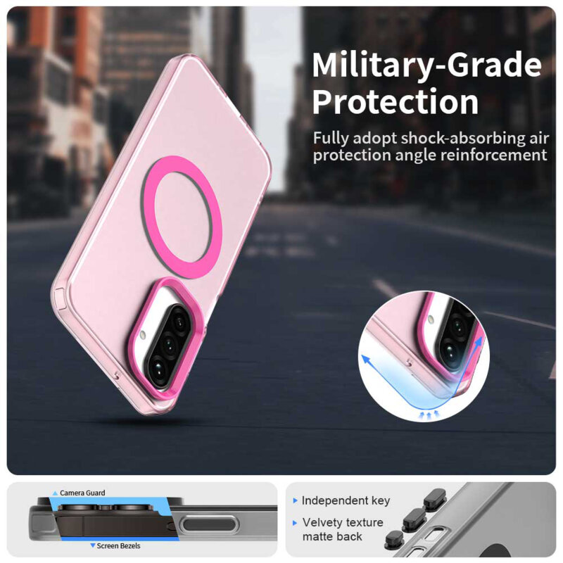 Husa Samsung Galaxy A27 5G Techsuit CandyCase MagSafe, roz