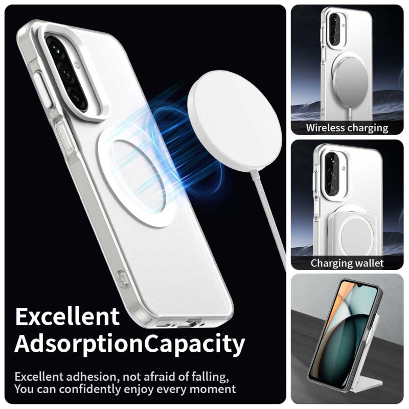 Husa Samsung Galaxy A27 5G Techsuit CandyCase MagSafe, alb