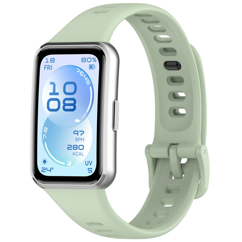 Curea Huawei Band 11 Pro Techsuit, verde menta, W081