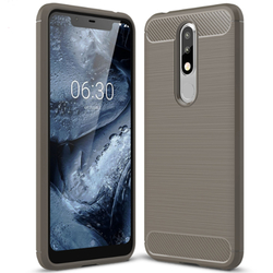 Husa Nokia X5 2018 TPU Carbon Gri
