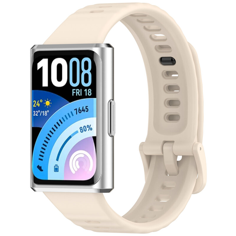 Curea Huawei Band 11 Pro Techsuit, crem, W082