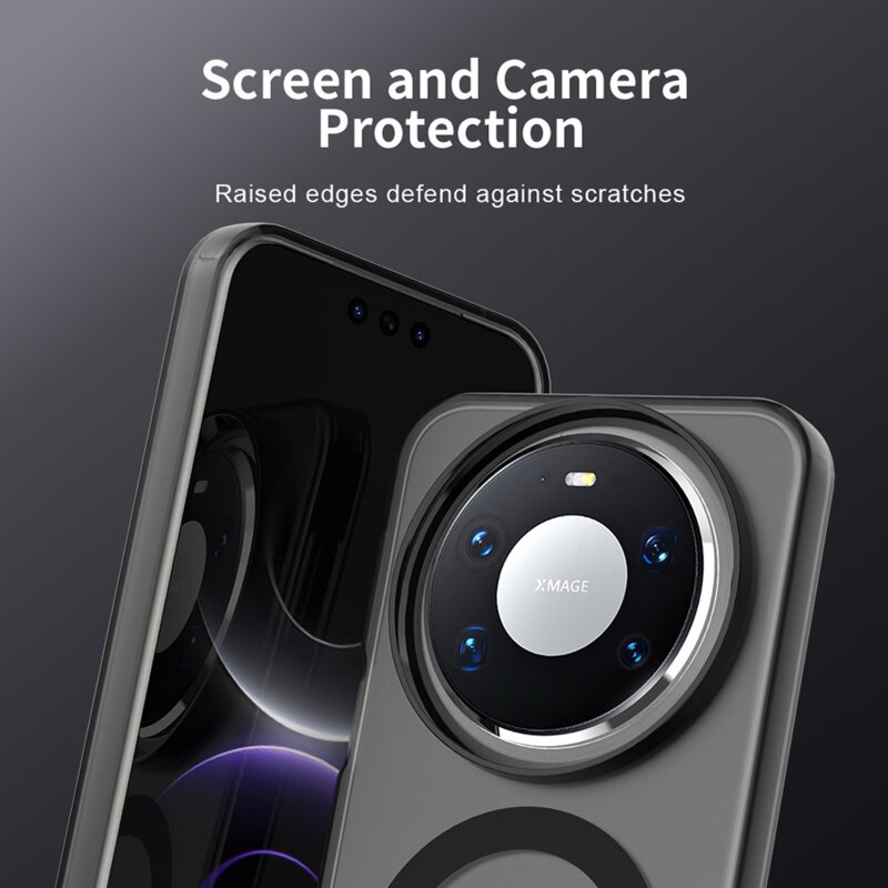 Husa Huawei Mate 80 Pro Techsuit CandyCase MagSafe, negru