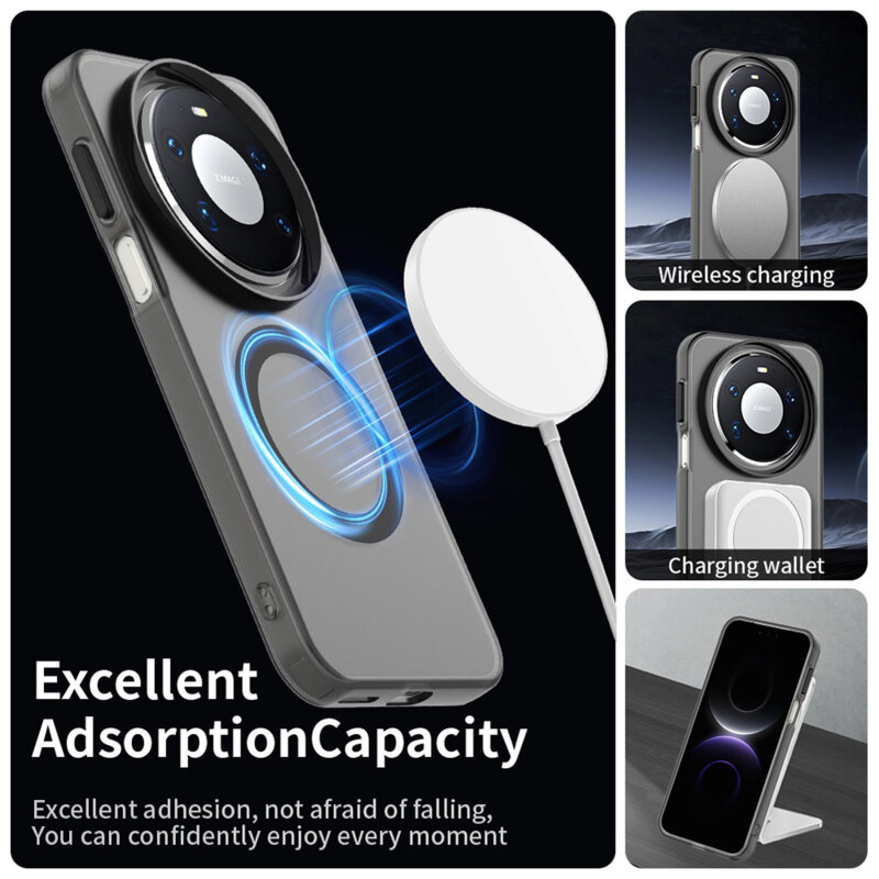 Husa Huawei Mate 80 Pro Techsuit CandyCase MagSafe, negru