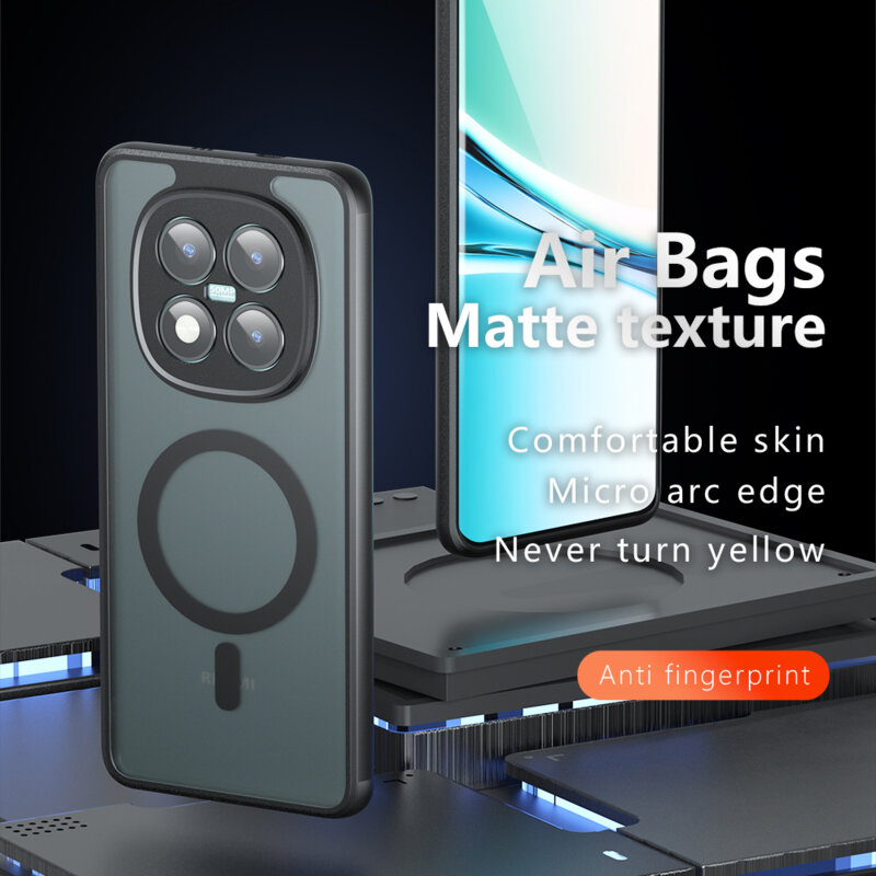 Husa Xiaomi 17 Techsuit PureFrost MagSafe, negru frost