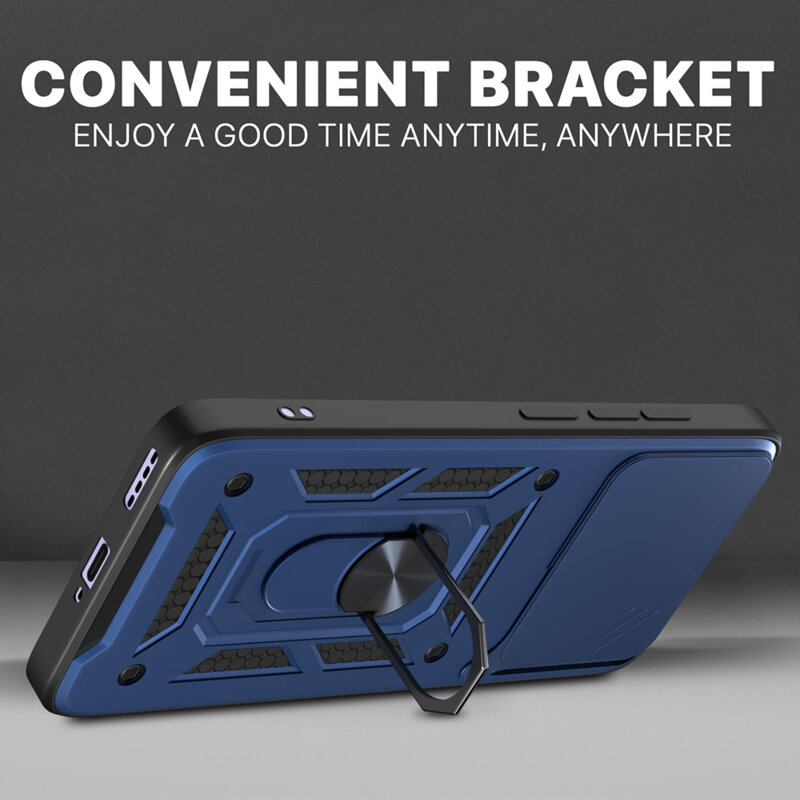 Husa Realme 16 Pro protectie camera Techsuit CamShield Series, albastru