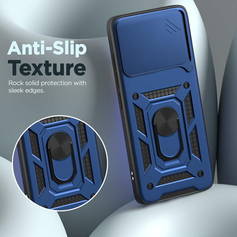 Husa Realme 16 Pro protectie camera Techsuit CamShield Series, albastru