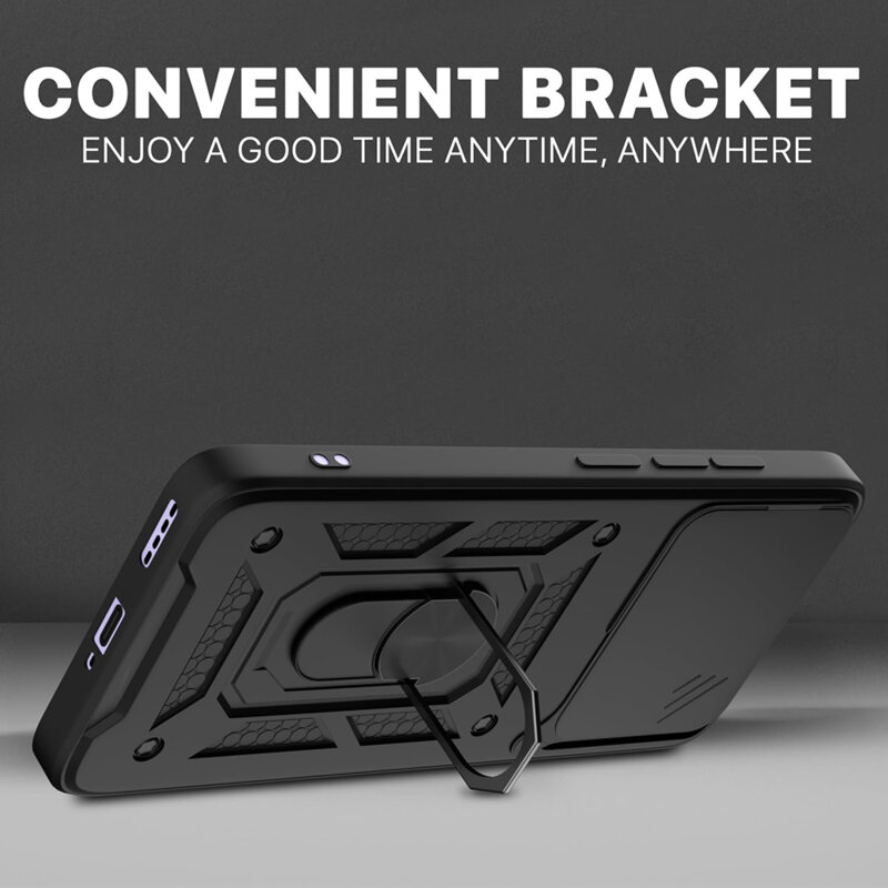 Husa Realme 16 Pro protectie camera Techsuit CamShield Series, negru