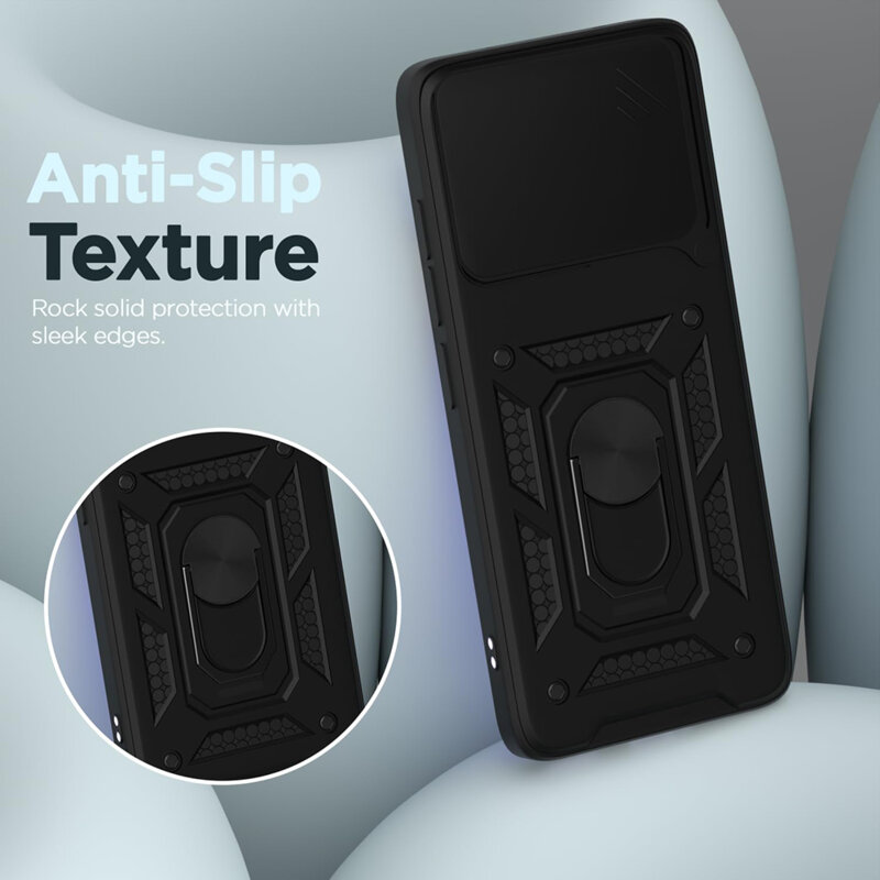 Husa Realme 16 Pro protectie camera Techsuit CamShield Series, negru