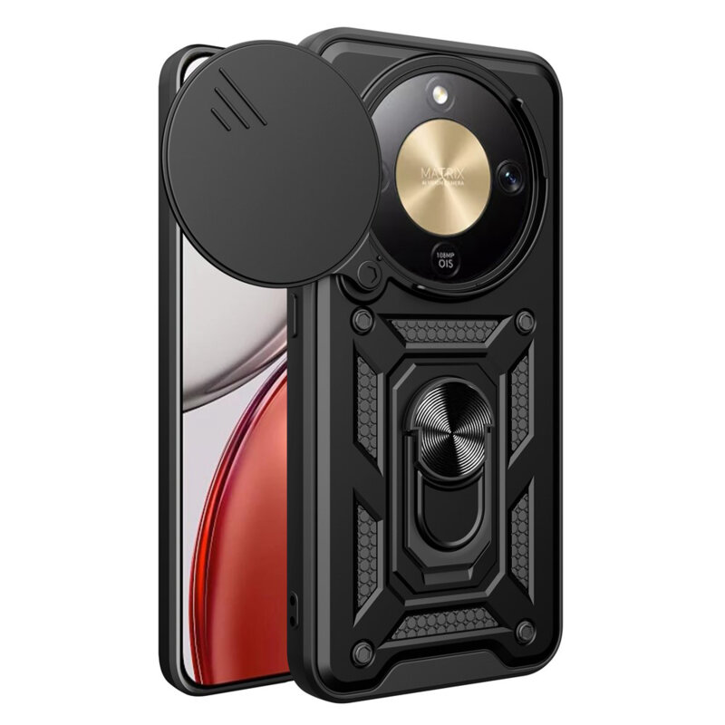 Husa Honor Magic8 Lite protectie camera Techsuit CamShield Series, negru