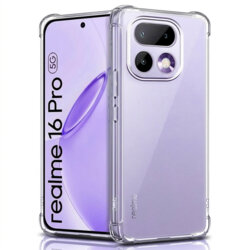 Husa Realme 16 Pro Techsuit Shockproof Clear Silicone, transparenta