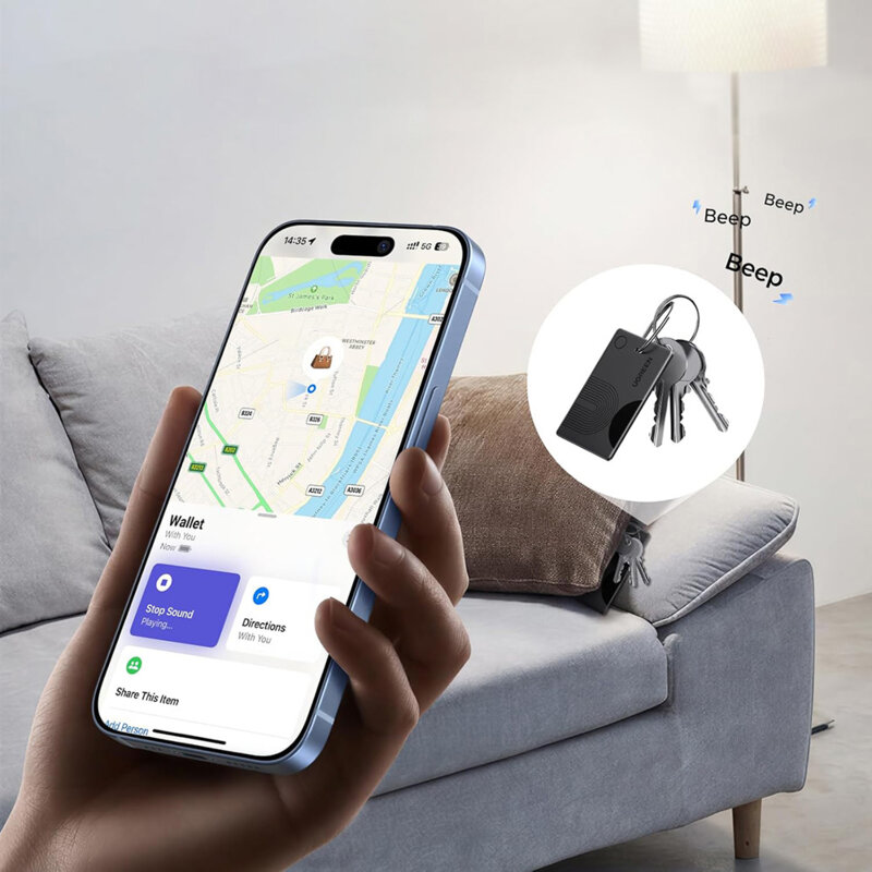 [Pachet 2x] Smart tracker iOS, Apple Find My Ugreen, 75120A