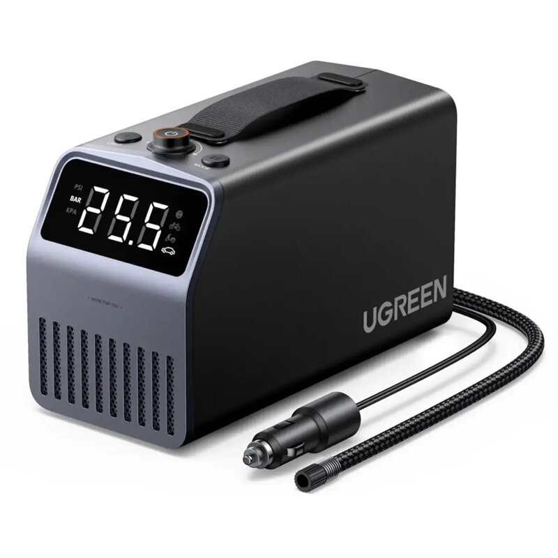 Compresor auto portabil cu ecran LED Ugreen, 4500mAh, 35976