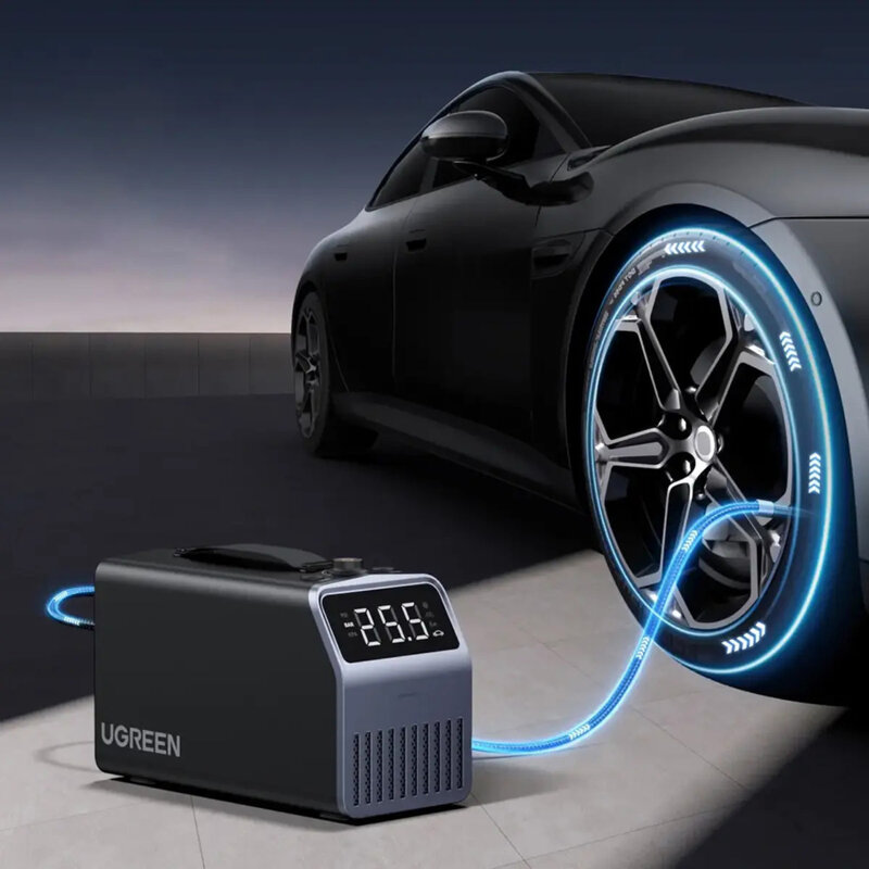 Compresor auto portabil cu ecran LED Ugreen, 4500mAh, 35976