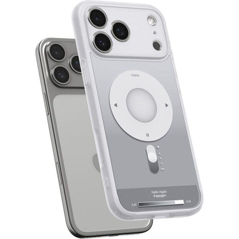 Husa iPhone 17 Pro Max Spigen Ultra Hybrid Classic MagSafe, argintiu