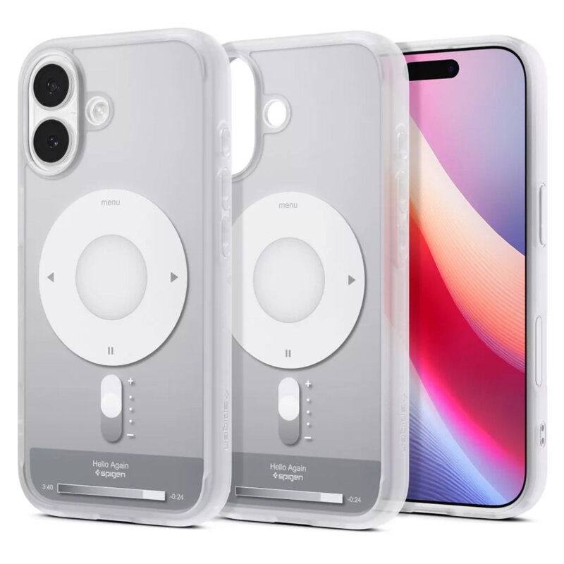 Husa iPhone 17 Spigen Ultra Hybrid Classic MagSafe, argintiu