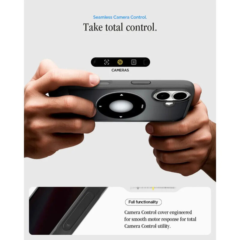 Husa iPhone 17 Spigen Ultra Hybrid Classic MagSafe, negru