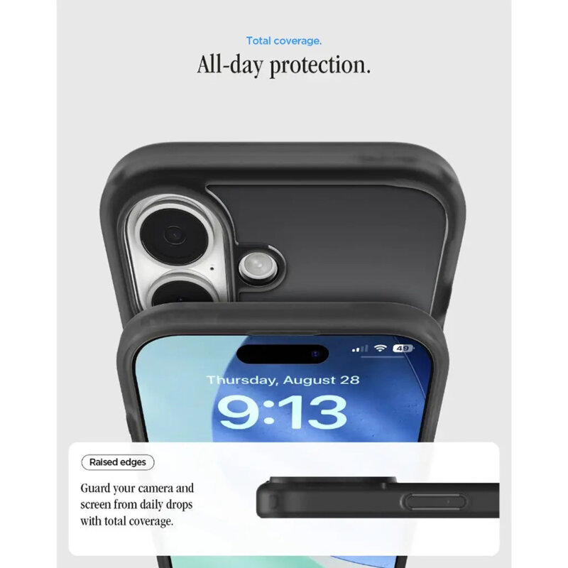 Husa iPhone 17 Spigen Ultra Hybrid Classic MagSafe, negru