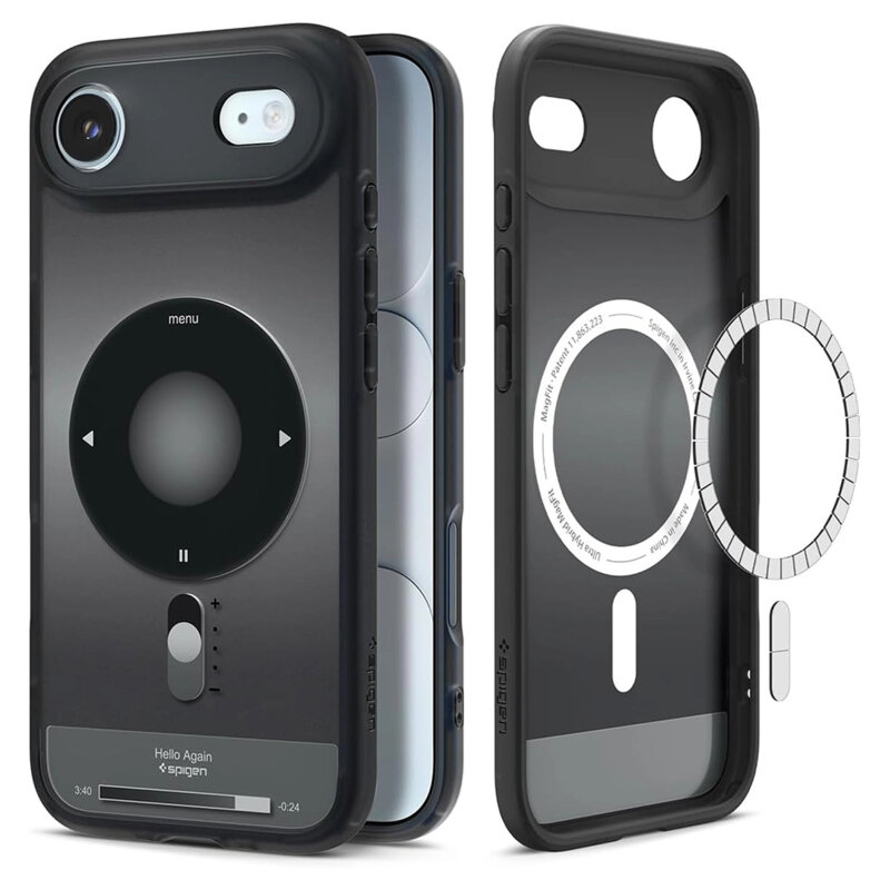 Husa iPhone 17 Air Spigen Ultra Hybrid Classic MagSafe, negru