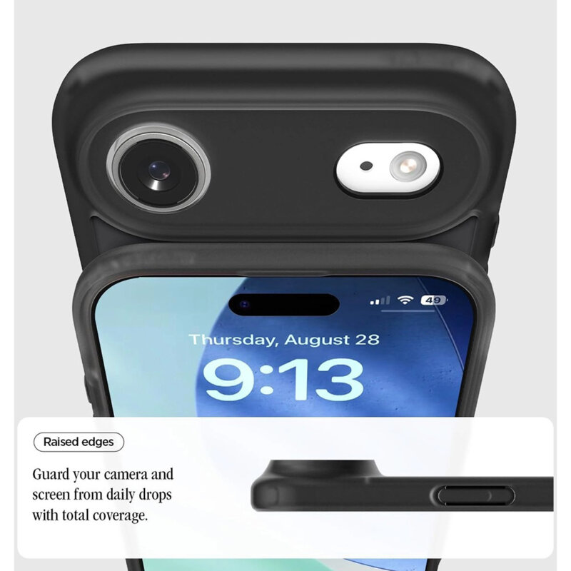 Husa iPhone 17 Air Spigen Ultra Hybrid Classic MagSafe, negru