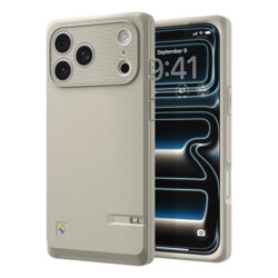 Husa iPhone 17 Pro Spigen Classic LS MagFit, bej
