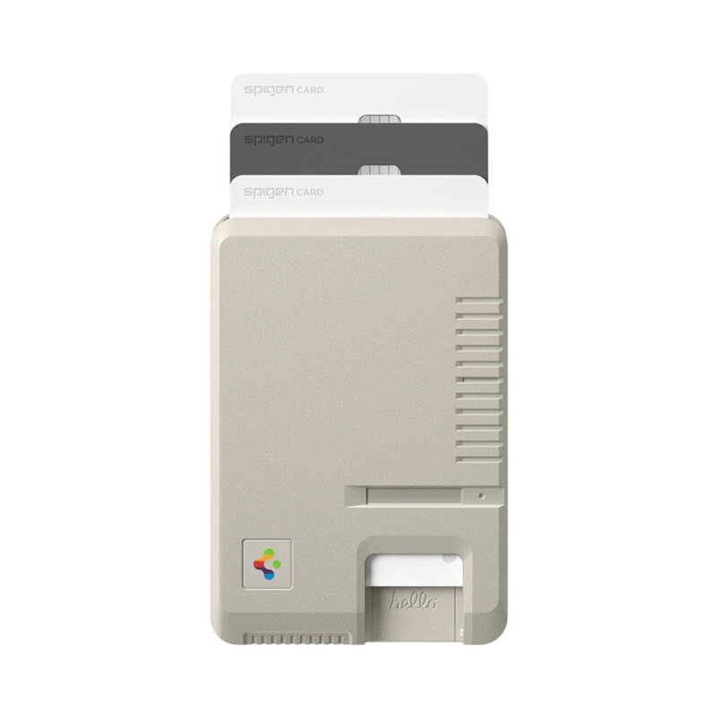 Portofel magnetic retro Spigen Classic LS, bej, AFA10949