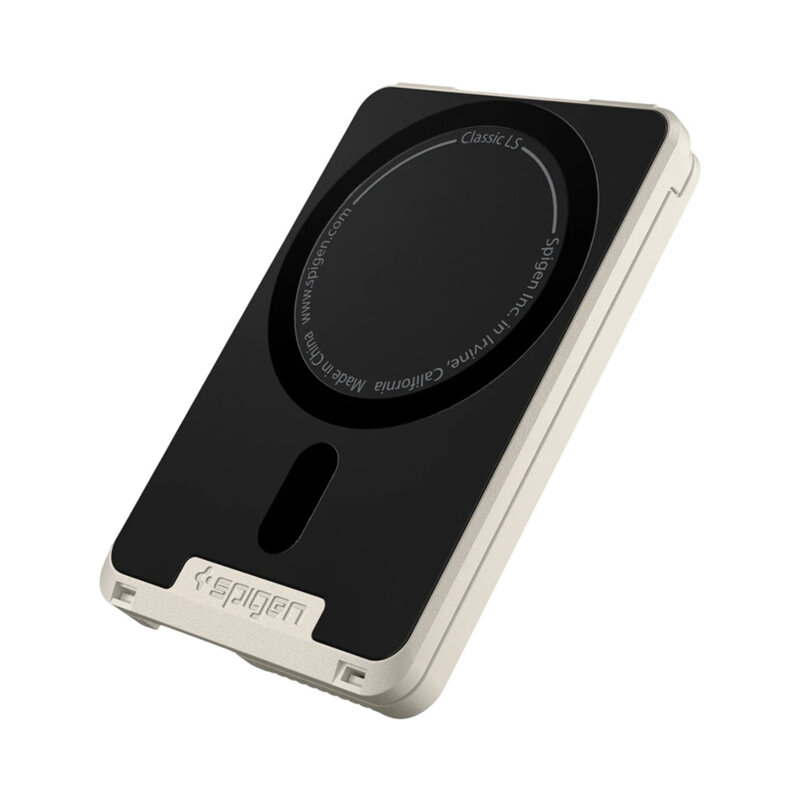 Portofel magnetic retro Spigen Classic LS, bej, AFA10949