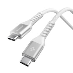 Cablu Type-C Fast Charging Spigen, 100W, 1m, alb, EB10010CCA