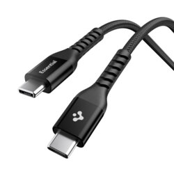 Cablu Type-C Fast Charging Spigen, 100W, 1m, negru, EB10010CCA