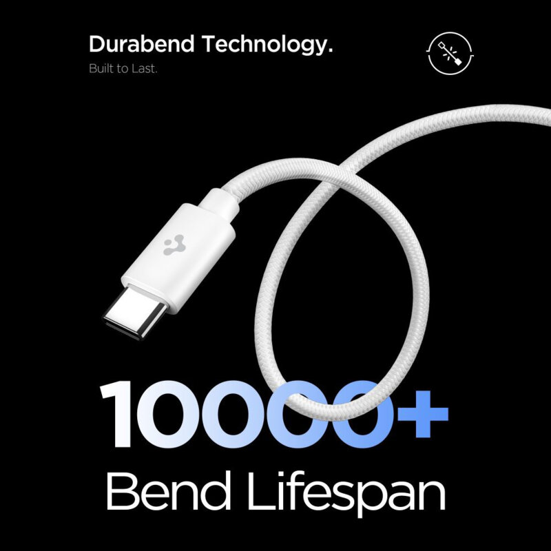 Incarcator Type-C Fast Charge Spigen, 45W, alb, ACH09473