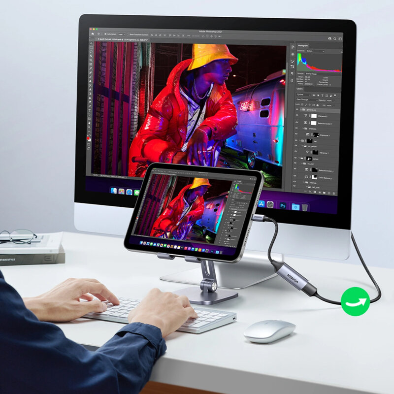 Adaptor video USB-C la HDMI, 4K@60Hz Ugreen, 10cm, 70444
