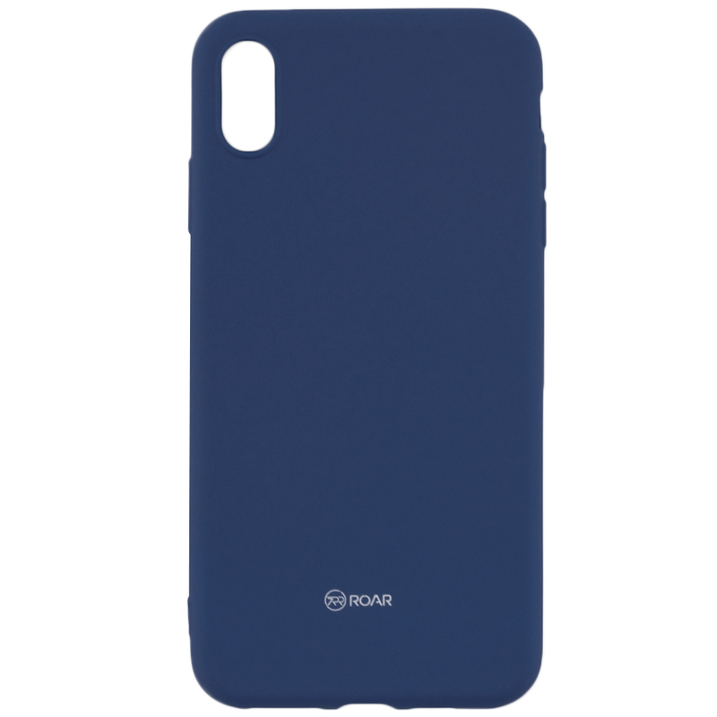 Husa iPhone XS Max Roar Colorful Jelly Case - Albastru Mat