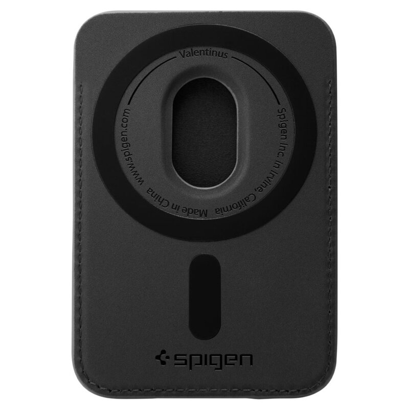 Portofel magnetic pentru telefon Spigen, negru/portocaliu, AFA11336