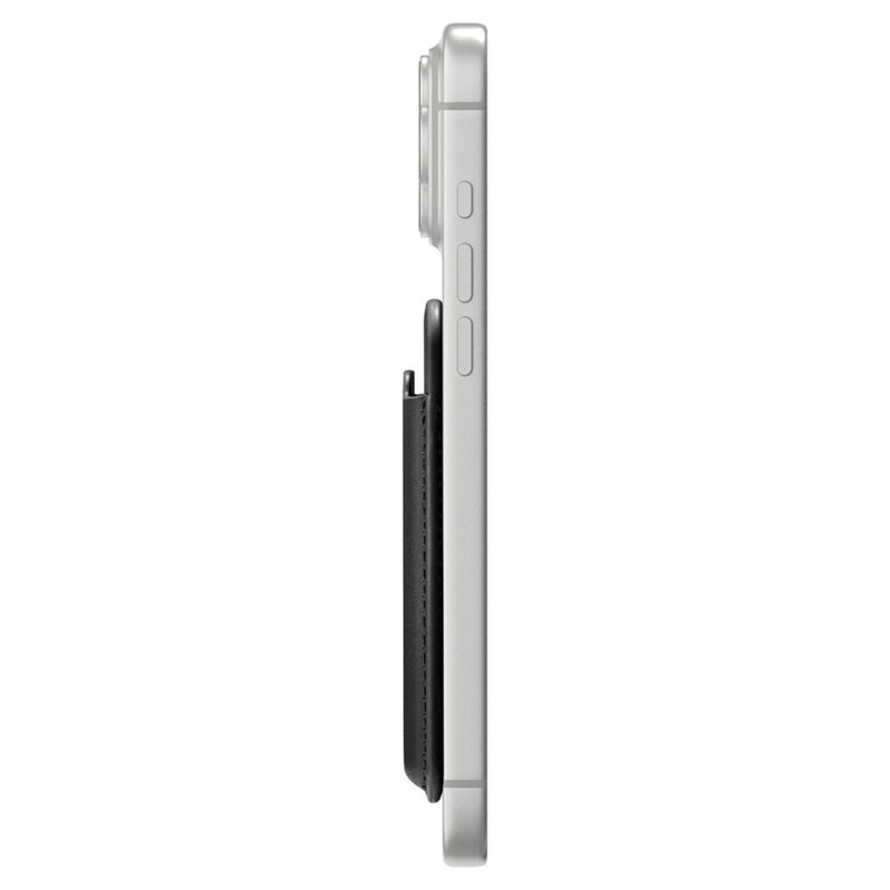 Portofel magnetic pentru telefon Spigen, negru/portocaliu, AFA11337