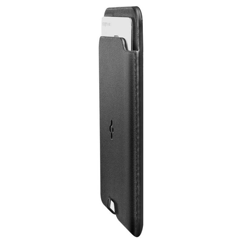 Portofel magnetic pentru telefon Spigen, negru/portocaliu, AFA11337