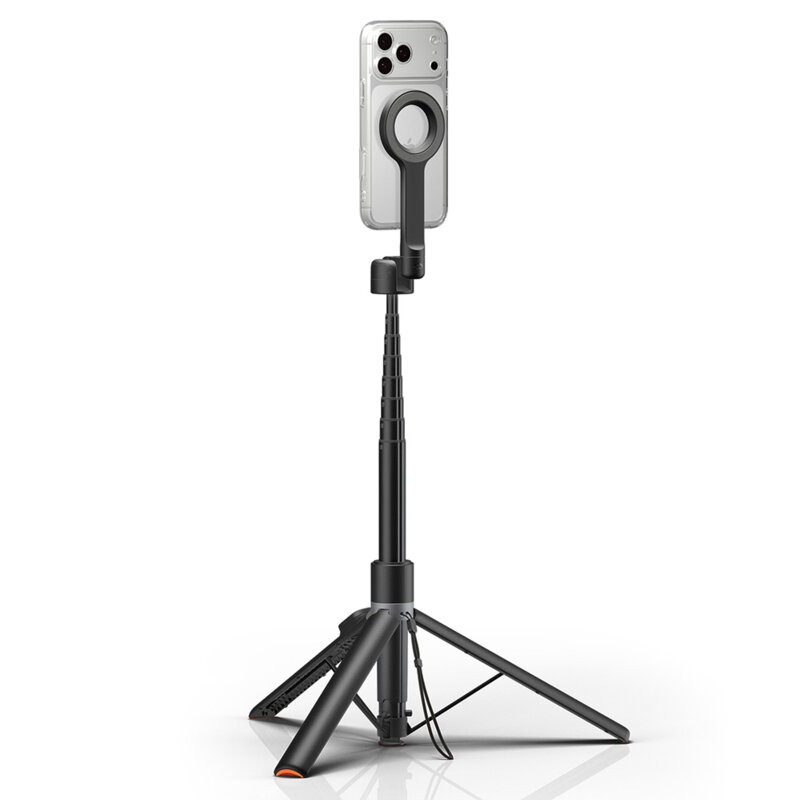 Selfie stick tripod MagSafe Bluetooth Spigen S582W, negru