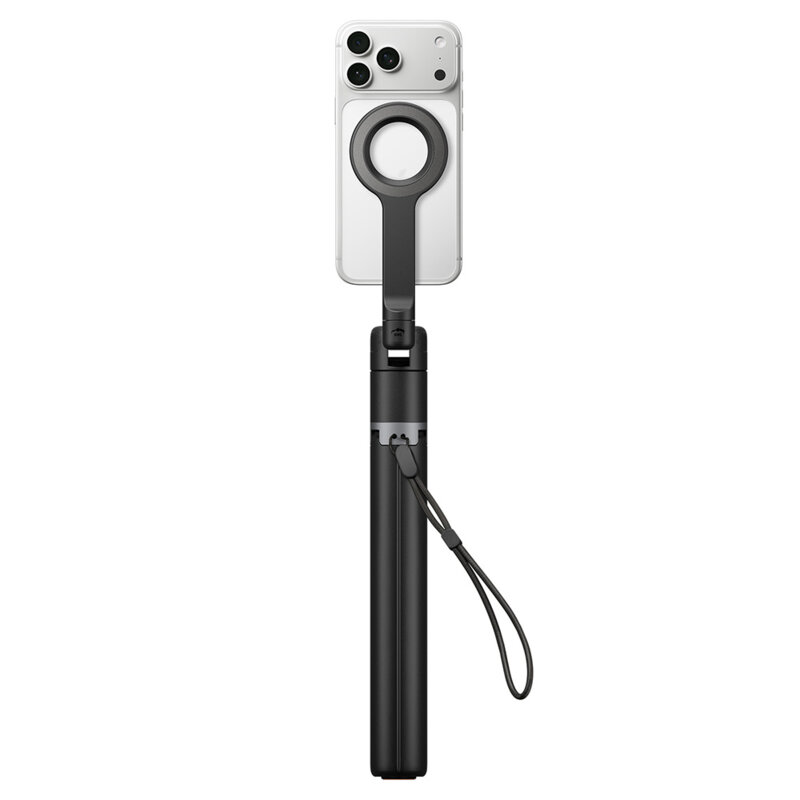 Selfie stick tripod MagSafe Bluetooth Spigen S582W, negru