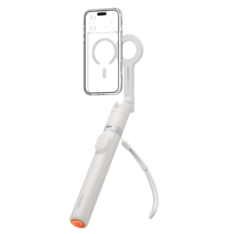 Selfie stick tripod MagSafe Bluetooth Spigen S582W, bej