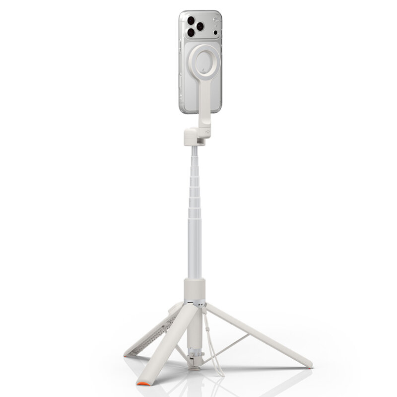 Selfie stick tripod MagSafe Bluetooth Spigen S582W, bej