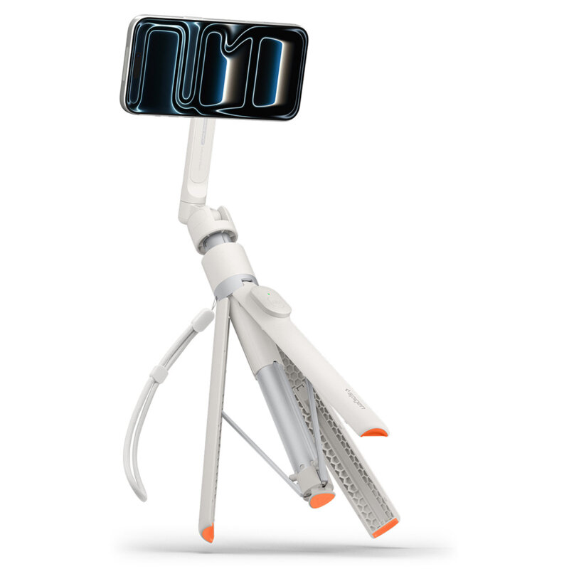 Selfie stick tripod MagSafe Bluetooth Spigen S582W, bej