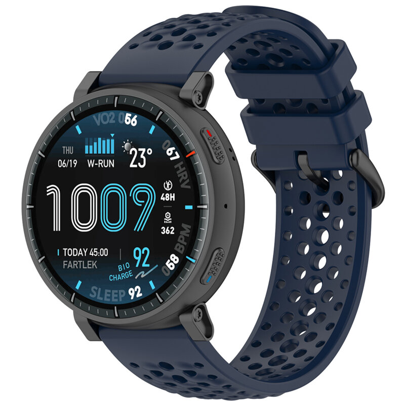 Curea Garmin Forerunner 265 Techsuit, bleumarin, W083