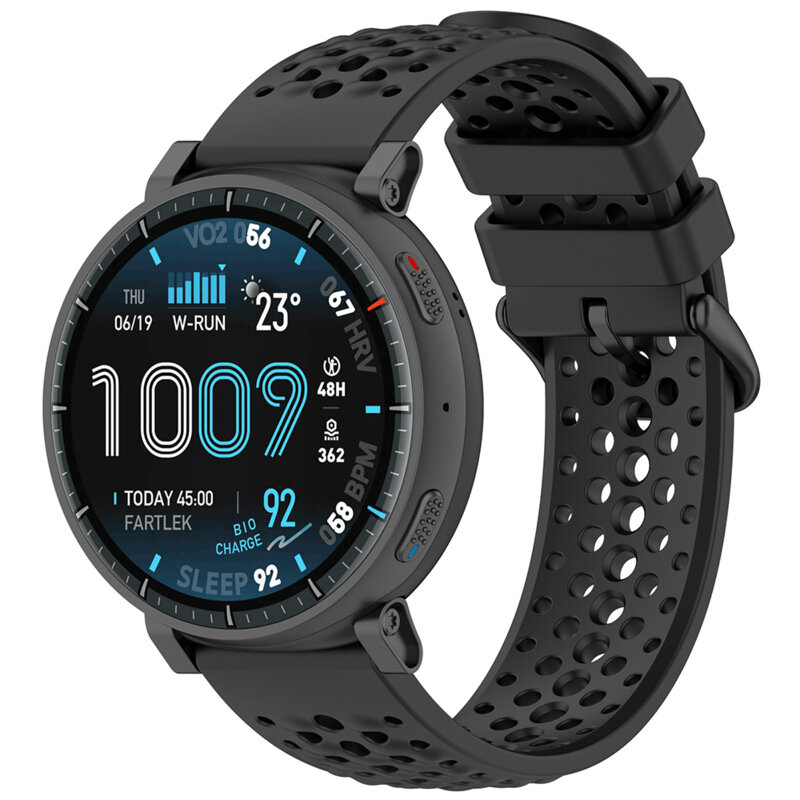 Curea Fossil Gen 5 22mm Techsuit, negru, W083