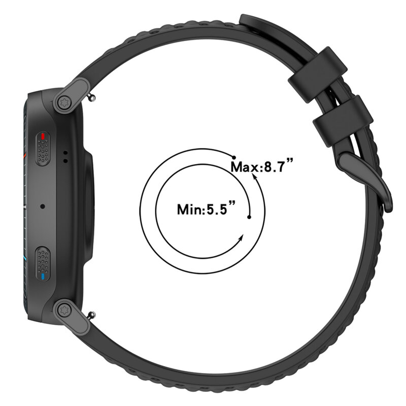 Curea Huawei Watch GT 46mm Techsuit, alb, W083