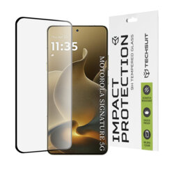 Folie sticla Motorola Signature Techsuit 111D Full Glue Full Cover, negru