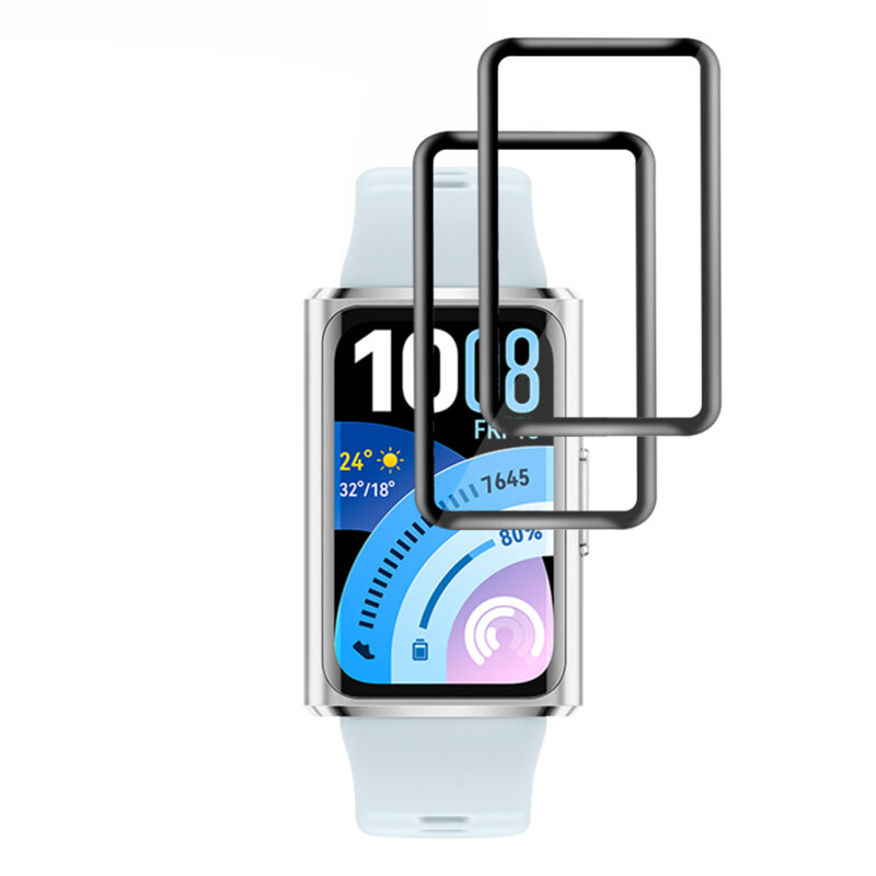 [Pachet 2x] Folie Huawei Band 11 Pro Techsuit Nano Flex, negru