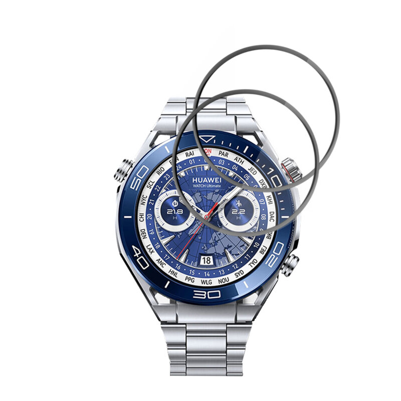 [Pachet 2x] Folie Huawei Watch Ultimate 2 Techsuit Nano Flex, negru