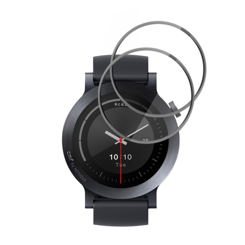 [Pachet 2x] Folie Nothing CMF Watch 3 Pro Techsuit Nano Flex, negru