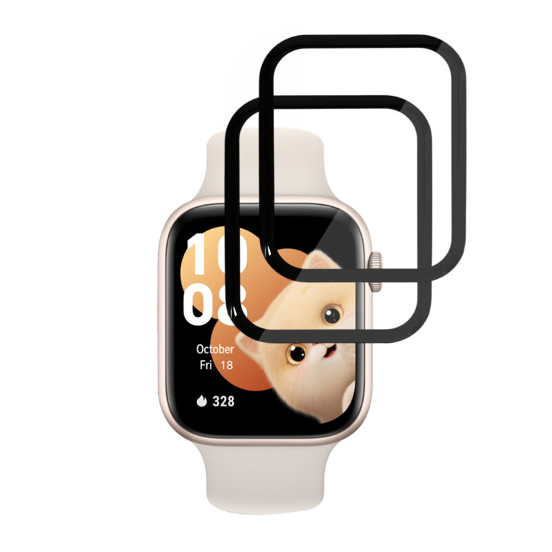 [Pachet 2x] Folie Honor Watch 5 Techsuit Nano Flex, negru