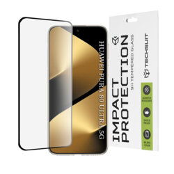 Folie sticla Huawei Pura 80 Ultra Techsuit 111D Full Glue Full Cover, negru